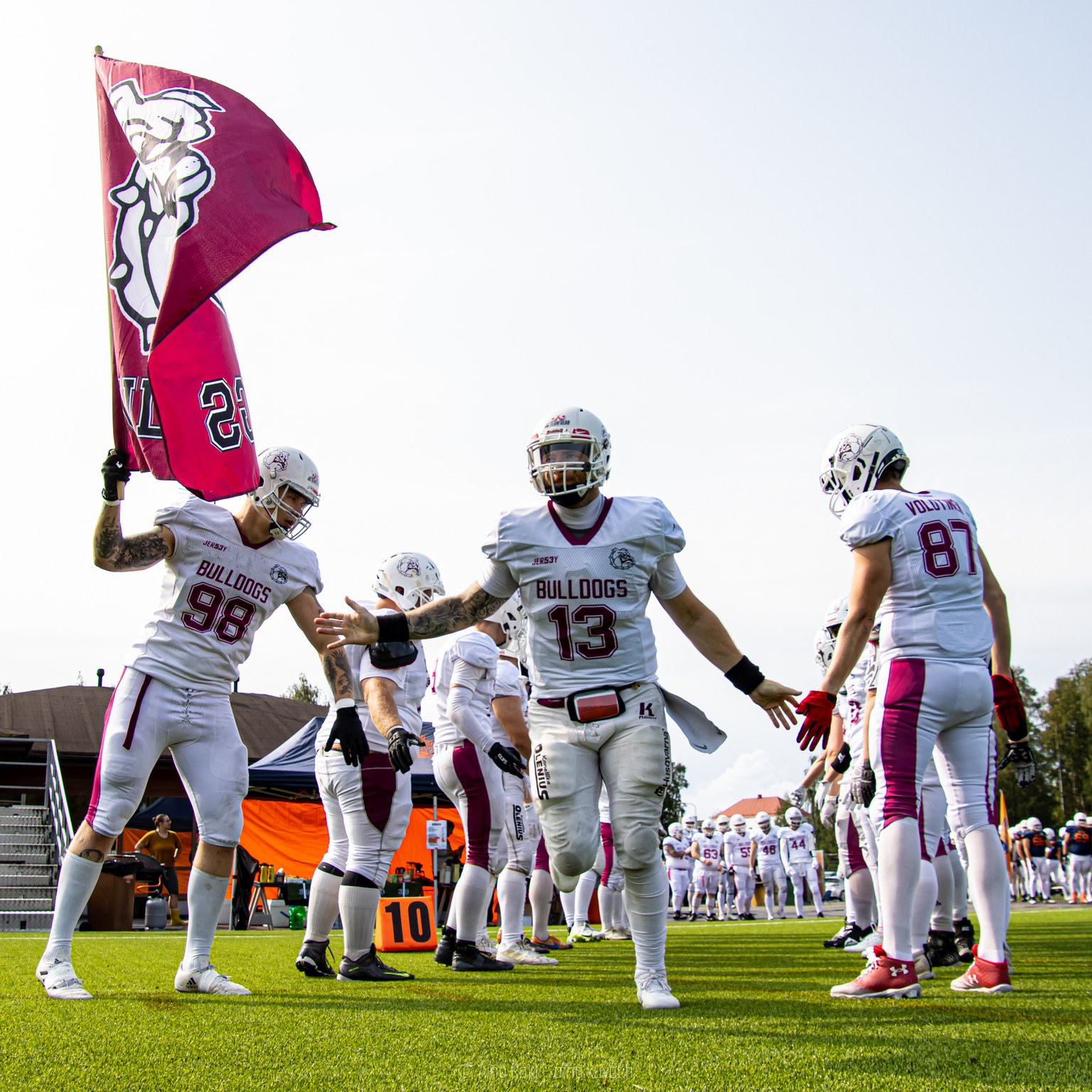 Brandon Gwinner (#13) toi uutta räjähtävyyttä Bulldogsin peliin. Kuva: Aino Raki