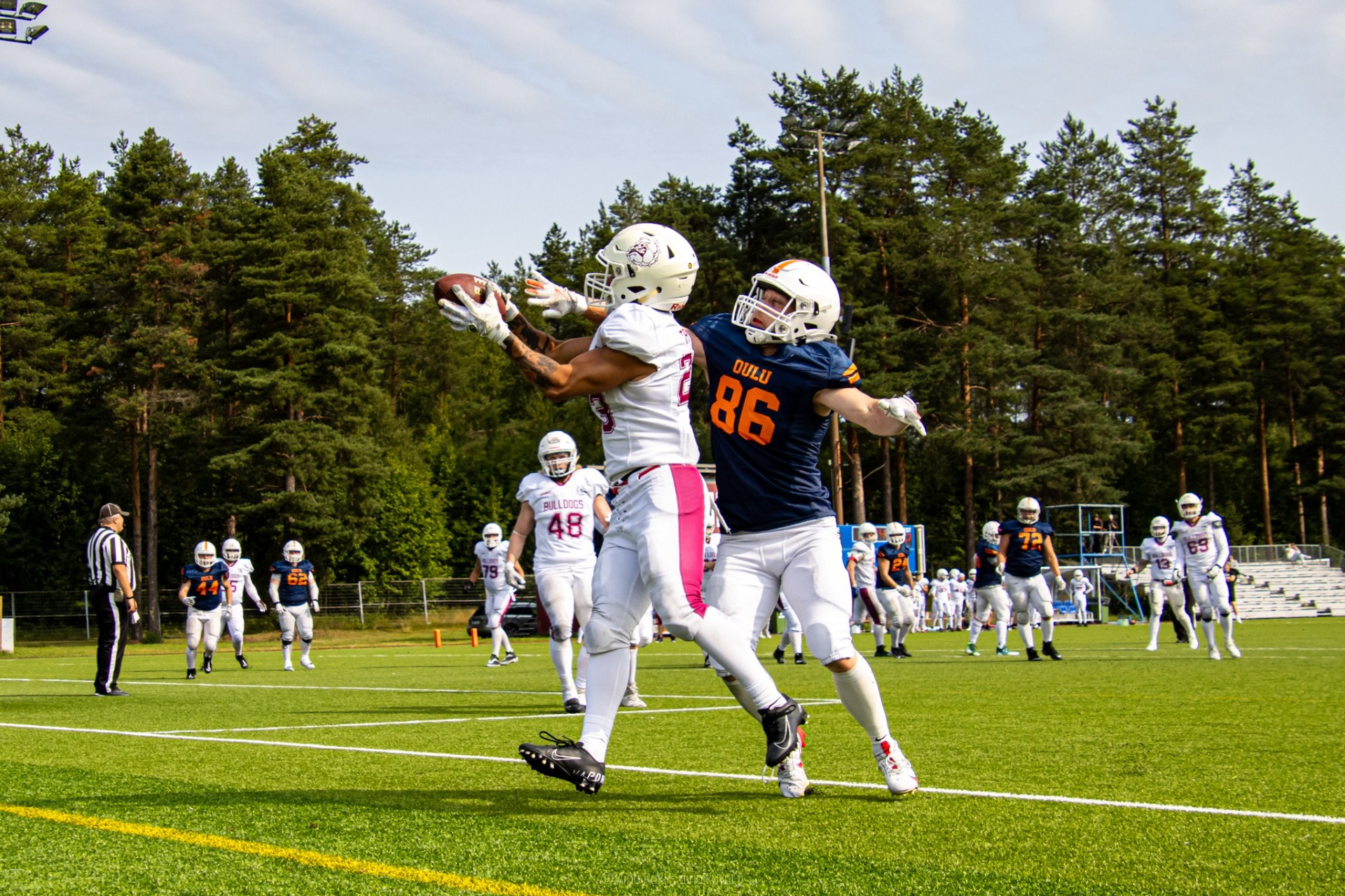 Jason Vuong Tran (#23) voi olla yksi sunnuntain thrillerin ratkaisupelaajia. Kuva: Aino Raki